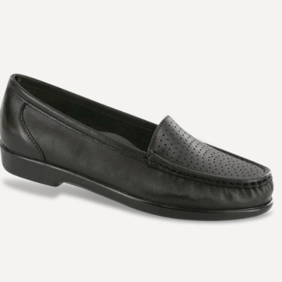 SAS Savvy Tripad Leather Loafers Shoes133 in Black - Picture 1 of 9